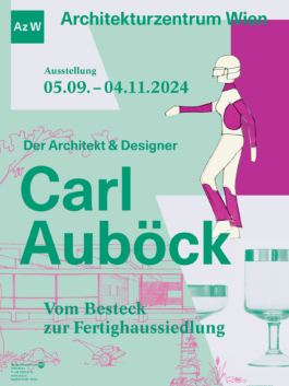 Ausstellungsplakat Carl Auböck asphalt kollektiv